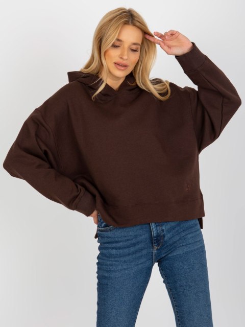 Bluza TW-BL-2002.11 ciemny brązowy L/XL