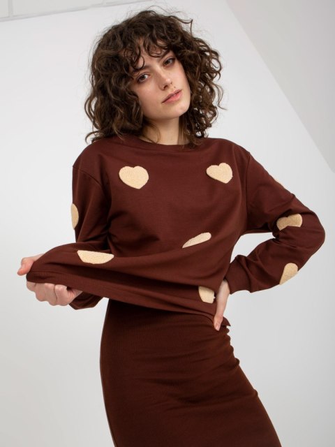 Komplet FA-KMPL-8317.22 ciemny brązowy L/XL Komplet FA-KMPL-8317.22 ciemny brązowy L/XL