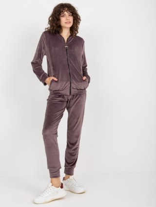 Komplet LK-KMPL-509167.90 ciemny fioletowy S/M