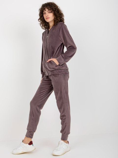 Komplet LK-KMPL-509167.90 ciemny fioletowy S/M