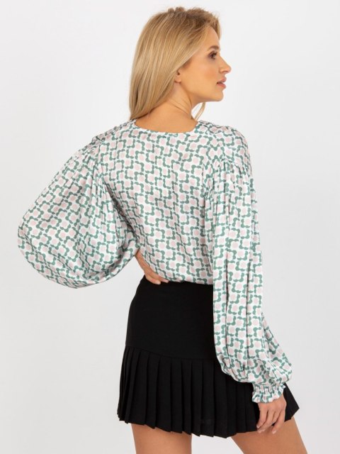 Koszula LK-KS-509017.64 biało-beżowy L/XL