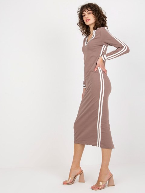 Sukienka FA-SK-8297.18P brązowy S/M Sukienka FA-SK-8297.18P brązowy S/M