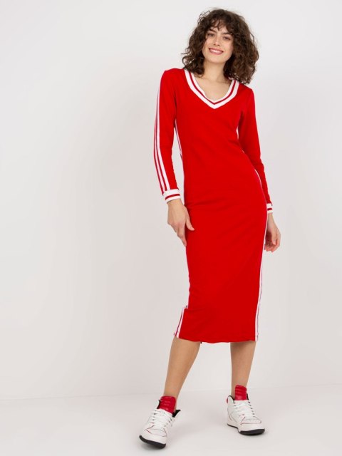Sukienka FA-SK-8297.18P czerwony S/M Sukienka FA-SK-8297.18P czerwony S/M