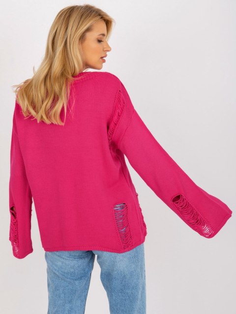 Sweter BA-SW-8043.08X fuksjowy Sweter BA-SW-8043.08X fuksjowy