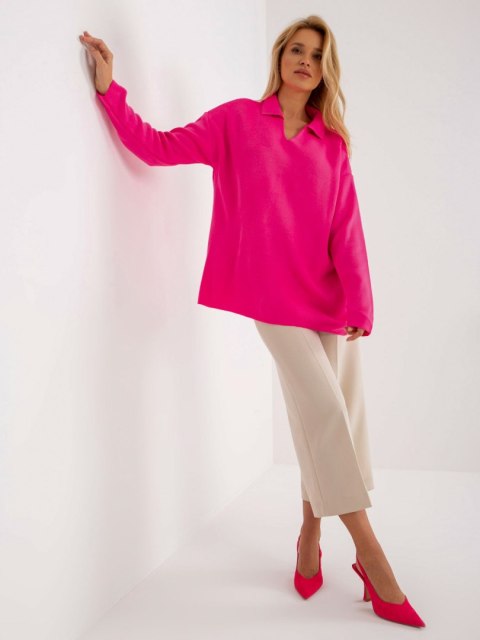 Sweter LC-SW-2261.00P fluo różowy