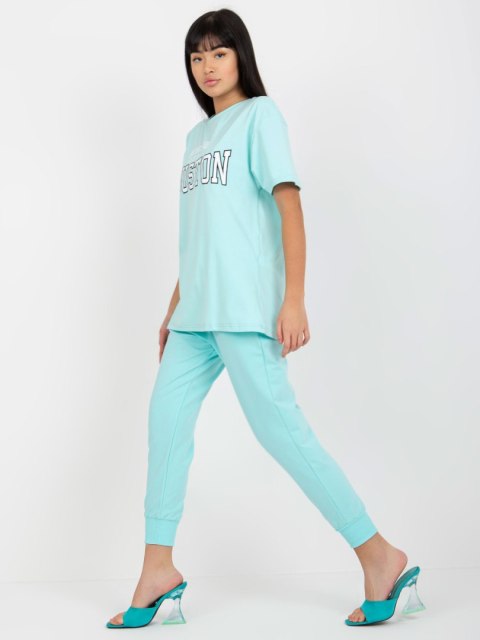 T-shirt EM-TS-527-1.26X mietowy T-shirt EM-TS-527-1.26X mietowy
