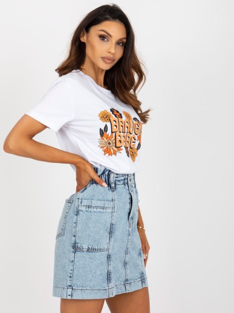 T-shirt FA-TS-8385.07 biały T-shirt FA-TS-8385.07 biały