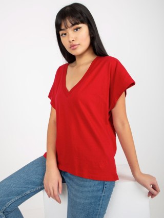 T-shirt TW-TS-2005.43 ciemny czerwony S