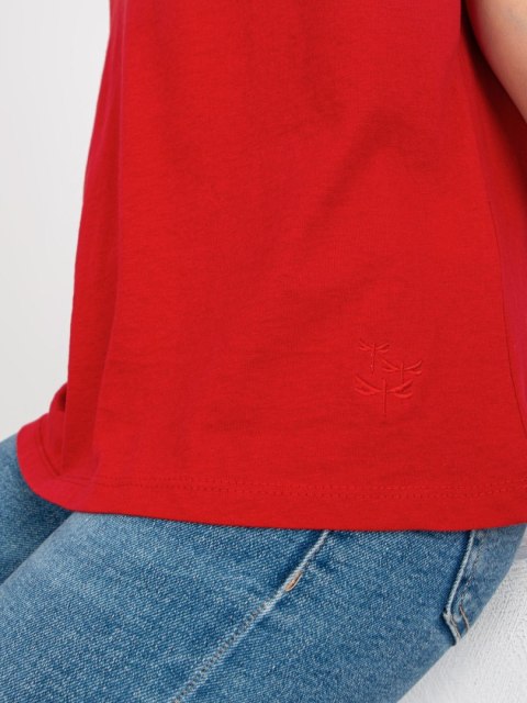 T-shirt TW-TS-2005.43 ciemny czerwony S T-shirt TW-TS-2005.43 ciemny czerwony S