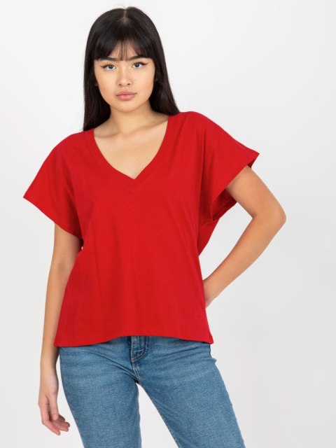 T-shirt TW-TS-2005.43 ciemny czerwony S T-shirt TW-TS-2005.43 ciemny czerwony S