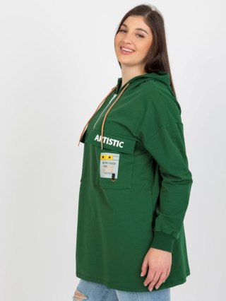 Bluza RV-BL-8258.34 ciemny zielony