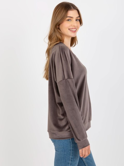Bluza RV-BL-8441.07P ciemny szary Bluza RV-BL-8441.07P ciemny szary