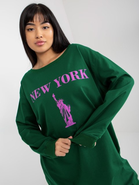 Bluza VI-BL-3212.15X zielono-fioletowy Bluza VI-BL-3212.15X zielono-fioletowy