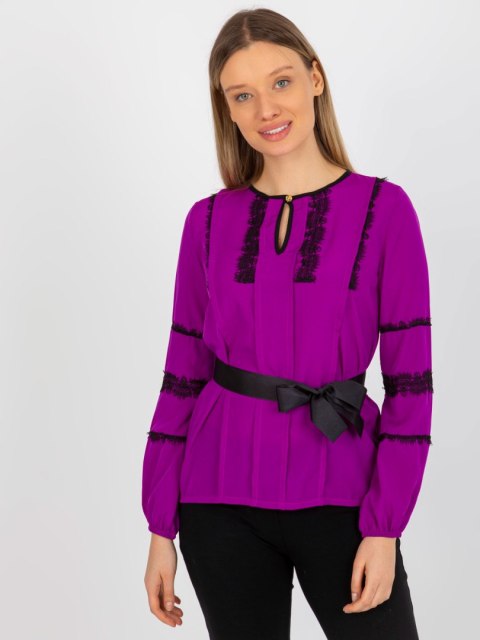 Bluzka LK-BZ-506122.35X fioletowy 42