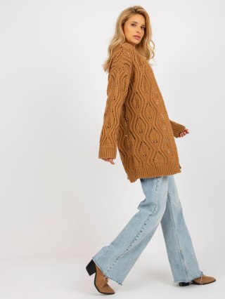 Kardigan BA-SW-3021.00P camelowy