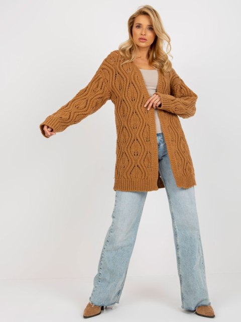 Kardigan BA-SW-3021.00P camelowy Kardigan BA-SW-3021.00P camelowy
