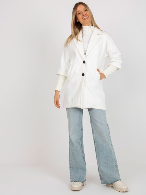 Płaszcz TW-PL-BI-2021799.51 ecru XL Płaszcz TW-PL-BI-2021799.51 ecru XL