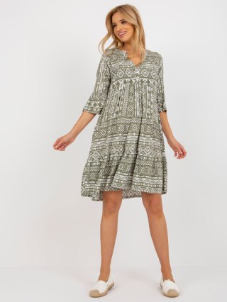 Sukienka D73771M30214H khaki S