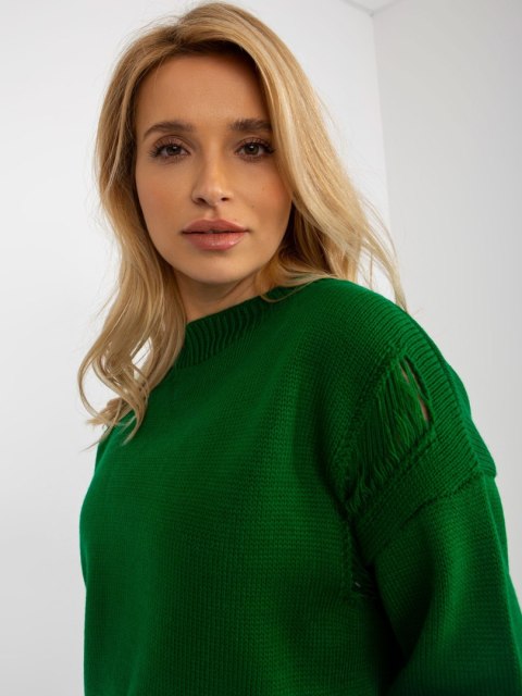 Sweter BA-SW-8043.08X ciemny zielony Sweter BA-SW-8043.08X ciemny zielony