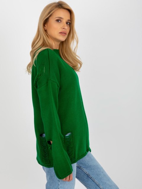 Sweter BA-SW-8043.08X ciemny zielony Sweter BA-SW-8043.08X ciemny zielony