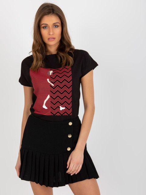 T-shirt FA-TS-8406.82P czarny T-shirt FA-TS-8406.82P czarny