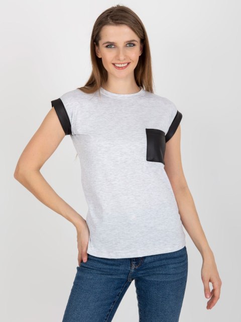 T-shirt FA-TS-8423.18P jasny szary T-shirt FA-TS-8423.18P jasny szary