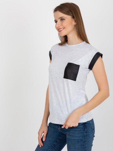 T-shirt FA-TS-8423.18P jasny szary T-shirt FA-TS-8423.18P jasny szary