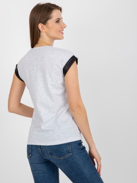T-shirt FA-TS-8423.18P jasny szary T-shirt FA-TS-8423.18P jasny szary