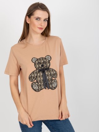 T-shirt FA-TS-8443.84P camelowy
