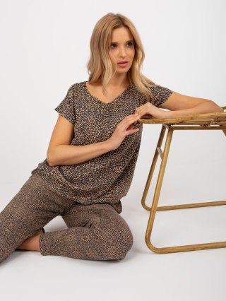 Bluzka D73771R10978Q brązowy XS