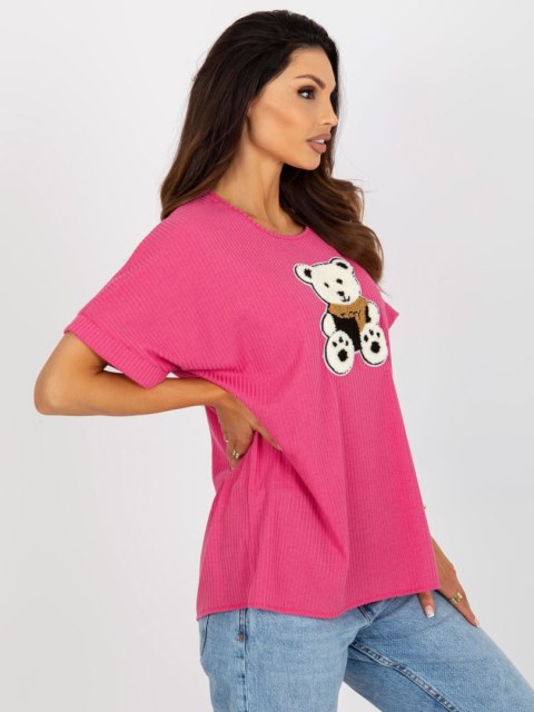 Bluzka LK-BZ-509251.26X fuksjowy
