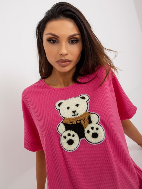 Bluzka LK-BZ-509251.26X fuksjowy