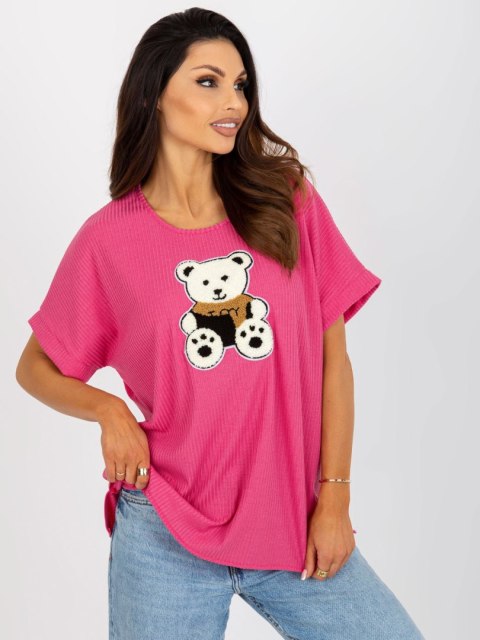 Bluzka LK-BZ-509251.26X fuksjowy