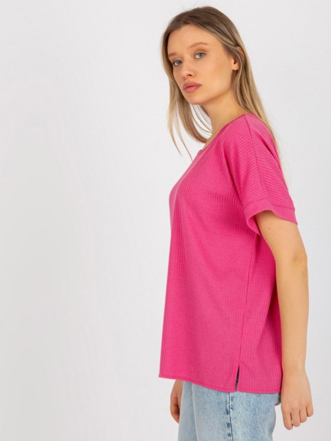 Bluzka LK-BZ-509252.25X fuksjowy