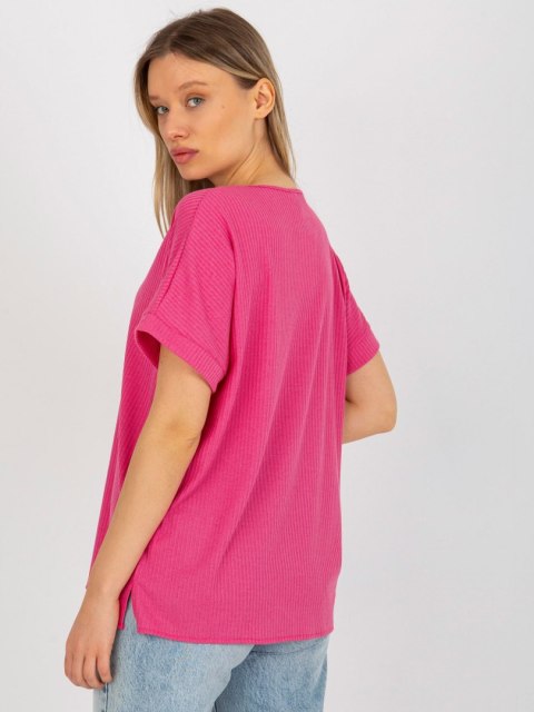 Bluzka LK-BZ-509252.25X fuksjowy