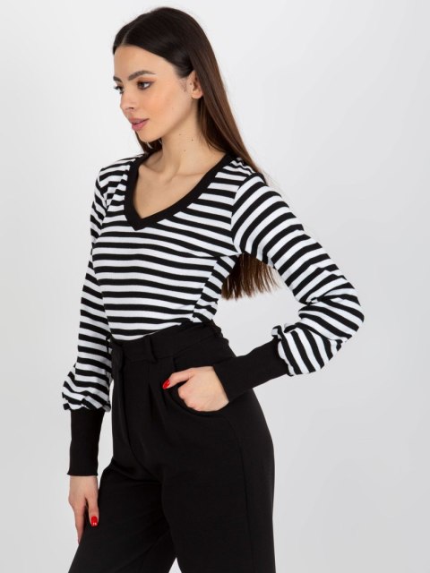 Bluzka RV-BZ-8612.03 czarno-biały S/M Bluzka RV-BZ-8612.03 czarno-biały S/M