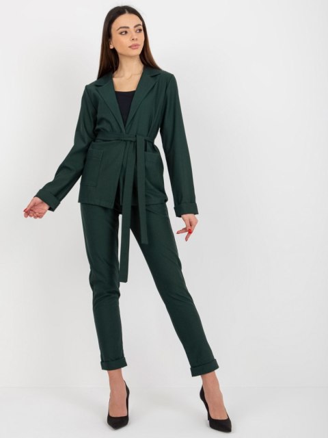 Marynarka LK-MA-507798-1.15P ciemny zielony 36