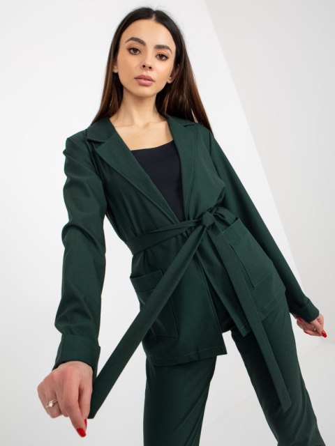 Marynarka LK-MA-507798-1.15P ciemny zielony 36