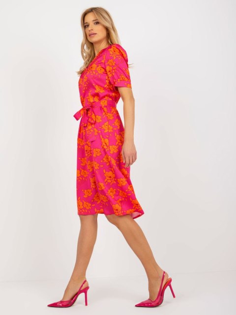 Sukienka LK-SK-508948.78 fuksjowy L/XL