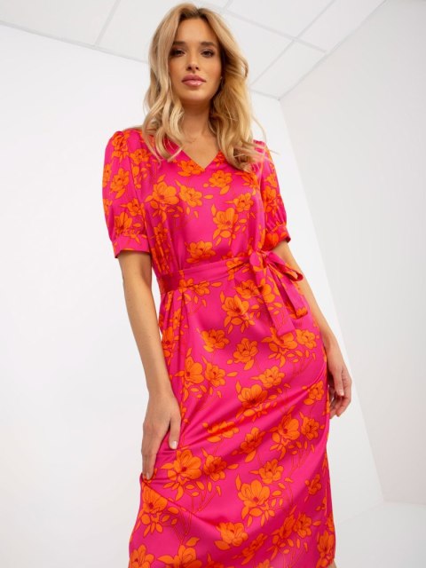 Sukienka LK-SK-508948.78 fuksjowy L/XL