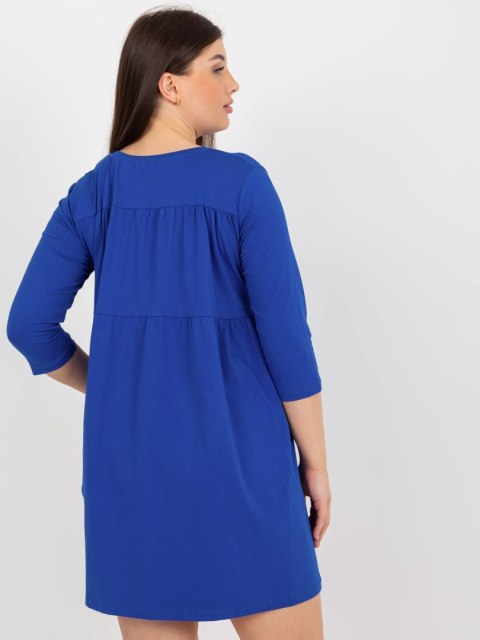 Sukienka RV-SK-6274.36P kobaltowy L/XL Sukienka RV-SK-6274.36P kobaltowy L/XL