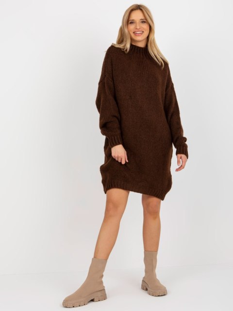 Sweter BA-SW-3018-1.62P ciemny brązowy Sweter BA-SW-3018-1.62P ciemny brązowy