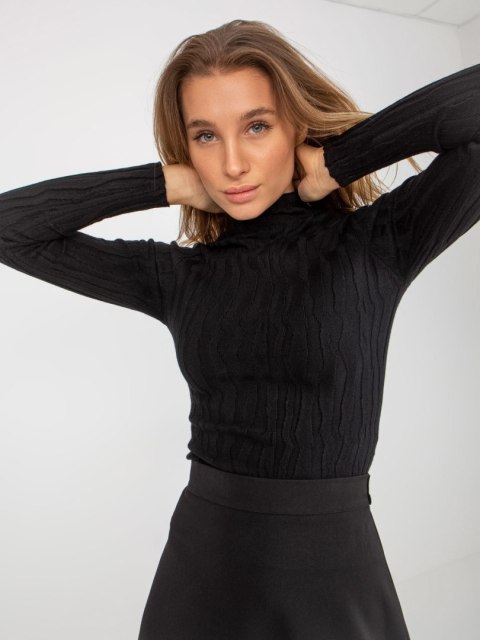 Sweter NM-SW-DZ92528-1.20P czarny Sweter NM-SW-DZ92528-1.20P czarny