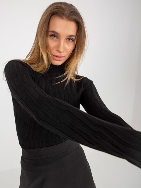 Sweter NM-SW-DZ92528-1.20P czarny Sweter NM-SW-DZ92528-1.20P czarny