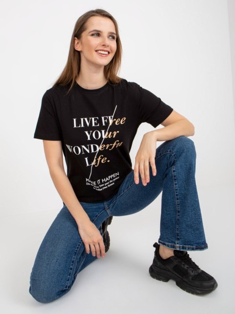 T-shirt FA-TS-8384.90 czarny T-shirt FA-TS-8384.90 czarny