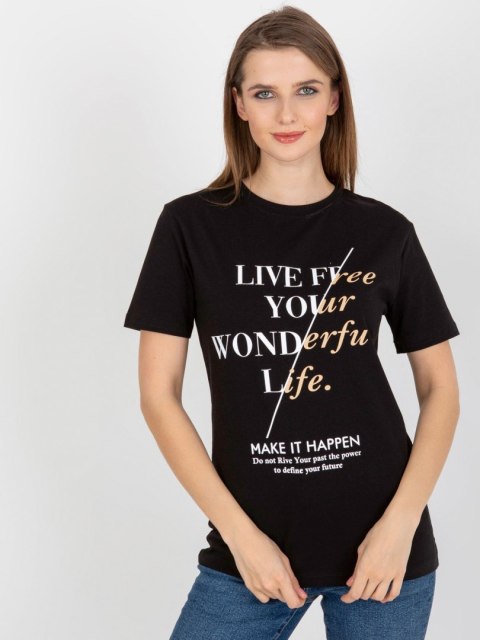 T-shirt FA-TS-8384.90 czarny T-shirt FA-TS-8384.90 czarny