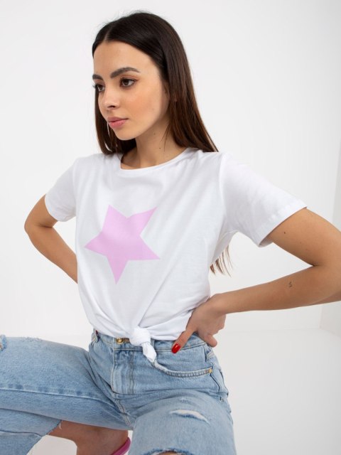 T-shirt RV-TS-8626.00 biały S/M T-shirt RV-TS-8626.00 biały S/M