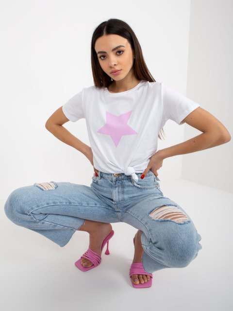 T-shirt RV-TS-8626.00 biały S/M T-shirt RV-TS-8626.00 biały S/M