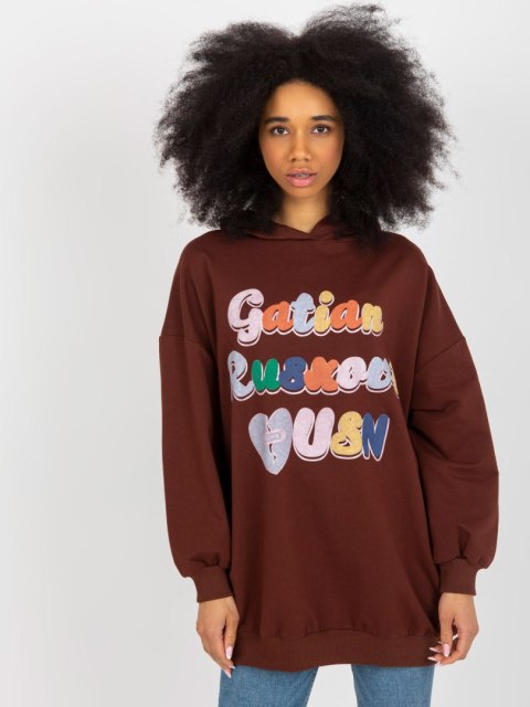 Bluza FA-BL-8117.48 ciemny brązowy Bluza FA-BL-8117.48 ciemny brązowy