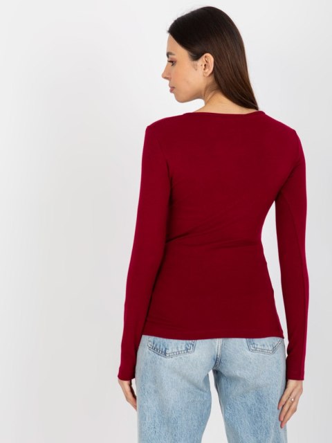 Bluzka EM-BZ-784.33P bordowy Bluzka EM-BZ-784.33P bordowy